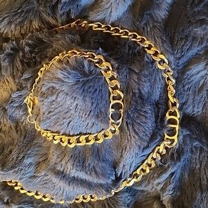Dior Gold Chain Necklace